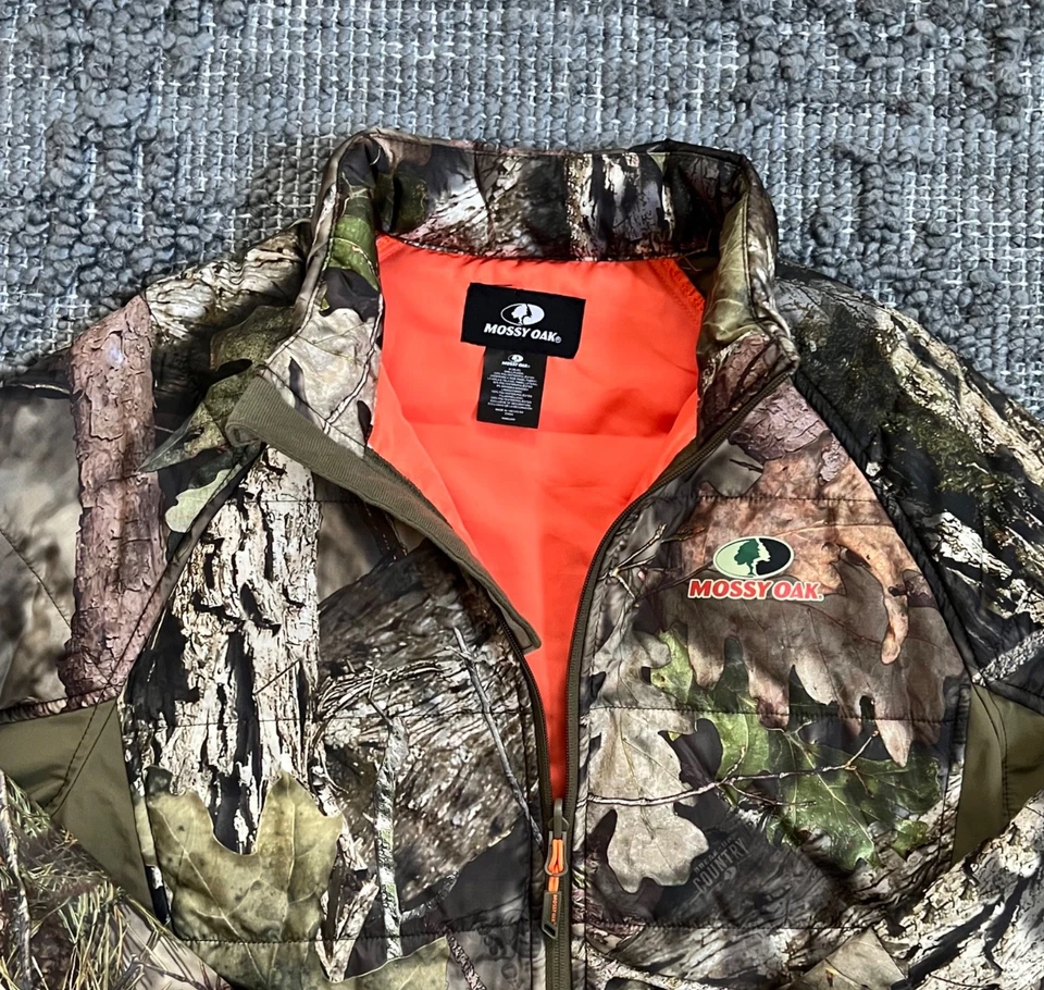 Mossy Oak Men’s Full Zip Camo Thinsulate Jacket Sz  Medium 38-40  Excellent - Image 3 of 4