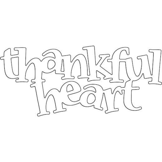 Penny Black Creative Dies - Thankful Heart 51-425