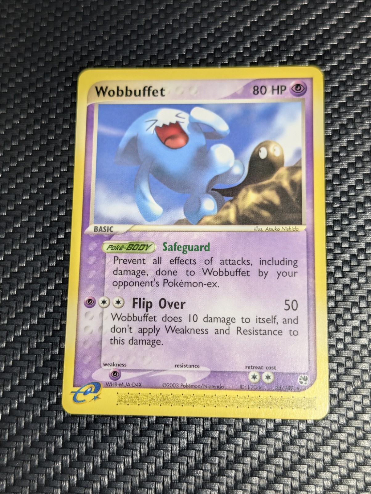 Wobbuffet Sandstorm 026/100 / Rare Gen 3 e-Series Rare NM Vintage 2003