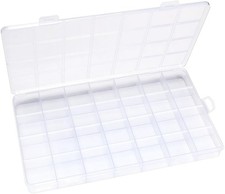 28 Grids Bead Organizer, Craft Organizers and Storage, Acrylic Organizers, Pl...