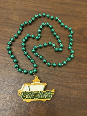 Krewe Of Rex Title Float L Ancienne Nouvelle-Orlé Mardi Gras Parade Bead Throw