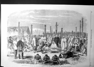 Alte Siedler Maoris Dorf Treffen Napier Hawkes Bay Neuseeland 186 viktorianisch