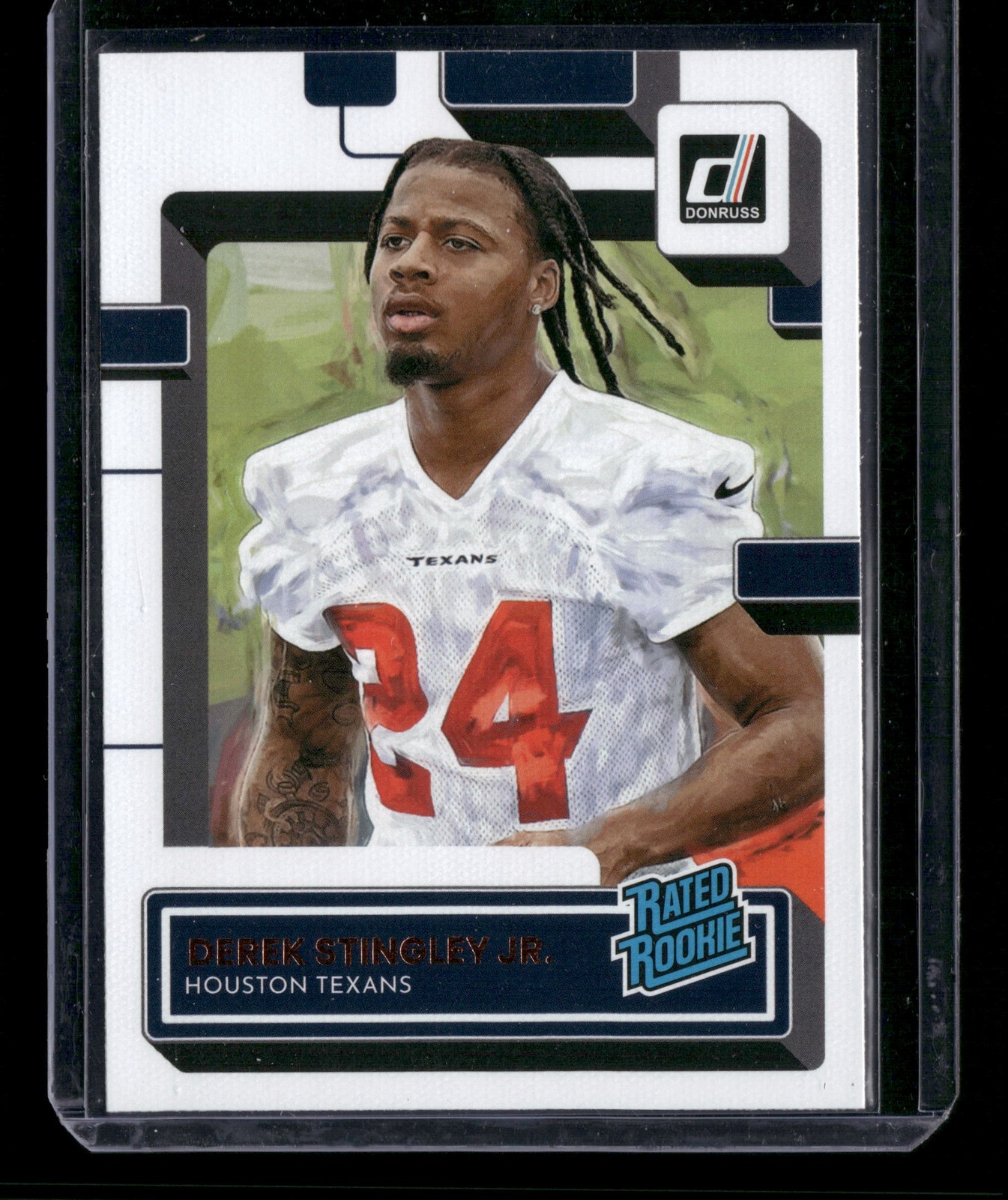 2022 Donruss #351 Derek Stingley Jr. Rated Rookies Portrait - 19759