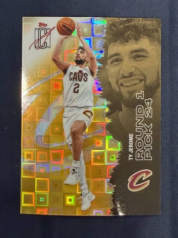 2025-26 Topps Signature Class Ty Jerome Yellow Pandora Cleveland Cavaliers