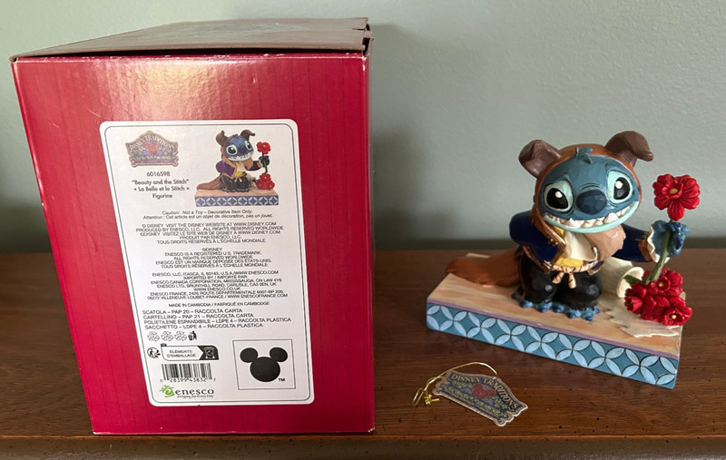 Jim Shore Disney Beauty and the Stitch Figurine 6016598 Stitch as Beast