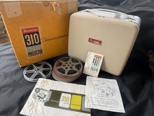 Vtg Kodak Brownie 310 Automatic 8mm Movie Projector Tested Works Box Manual