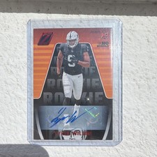 Panini 2023 Zenith No Huddle Rookie Auto Tyree Wilson #192 Las Vegas Raiders