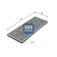 UFI Innenraumfilter 54.277.00 Aktivkohlefilter für COMBO S93 OPEL CORSA TIGRA