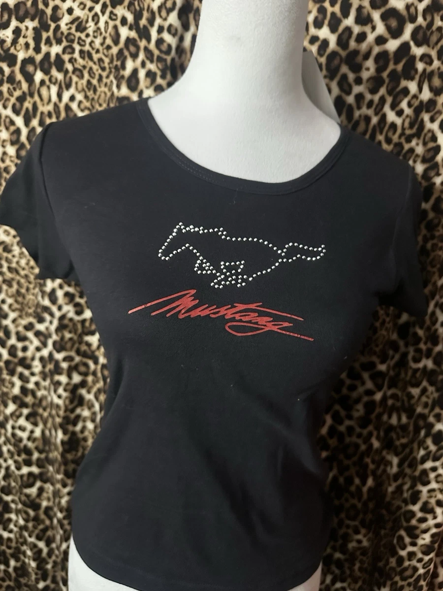 Chemise Femme Mustang Jeans Taille 42 – Noire, Col V, Manches Longues – Neuve Avec étiquettes