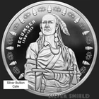1 oz. 2026 TECUMSEH Mini-Mintage proof .999 fine silver PRE-SALE
