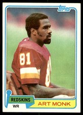Art Monk Cards, Rookie Card and Autographed Memorabilia Guide 19