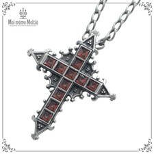 Preview of Moi-meme-Moitie Jewel Cross Necklace 3pc Set Gothic Lolita Visual Kei Mana Japan