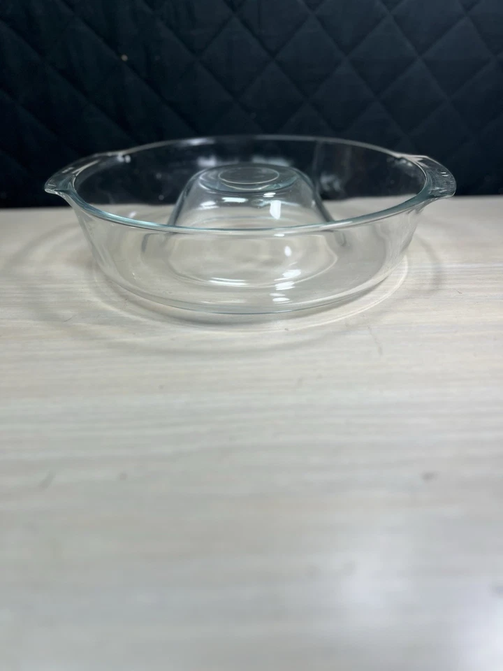 Libbey Ring Pan Glass Baking Dish 9.9x2.6” Bakeware Cakes Oven Use Only w/Box - Image 4 of 4