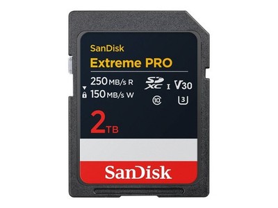 Sandisk SDSDXXD2T00GN4IN Extreme Pro 2TB SD Card - 250MB/s
