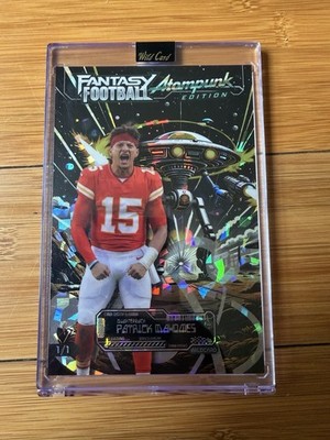 Wild Card 2026 Fantasy Football Atompunk Patrick Mahomes Chiefs 1/1 FAPMR04-PM