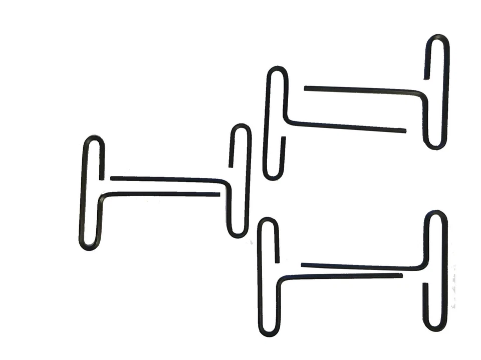 31920 5/16" Standard Grip Hex T-Handle T-Key Allen Wrench, Pack of 6 - Image 2 of 2