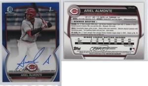 2023 Bowman Chrome Prospect Auto Blue Refractor /150 Ariel Almonte #CPA-AA Auto