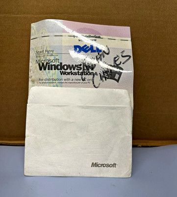 Microsoft Windows NT Workstation 4.0 SP4 Retail English CD Kit DOC