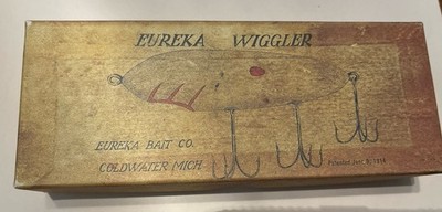 Eureka Bait Co Wiggler Repo Lure By BASS 2002 Plastic W/ Box & Insert