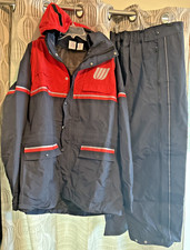 Vintage UNITOG Reflective United Airlines Large Hooded Jacket & Medium Pants