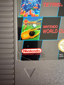 Super Mario Bros / Tetris / World Cup Nes Game Cart PAL A UK Version With Sleeve
