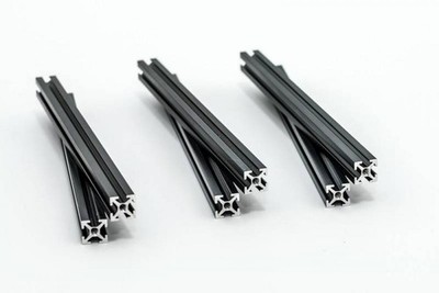 MakerBeam Aluminiumprofil, 10x10, eloxiert, schwarz