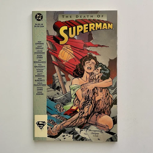 Vintage The Death of Superman TPB (1993) DC Comics 1st Print NM-