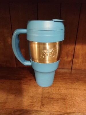 BUBBA KEG 34 Oz L Blue Stainless Steel Cooler Insulated Travel Mug  Hot/Cold