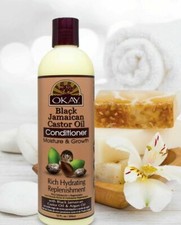 OKAY Black Jamaican Castor Oil Moisture Growth Conditioner 12oz