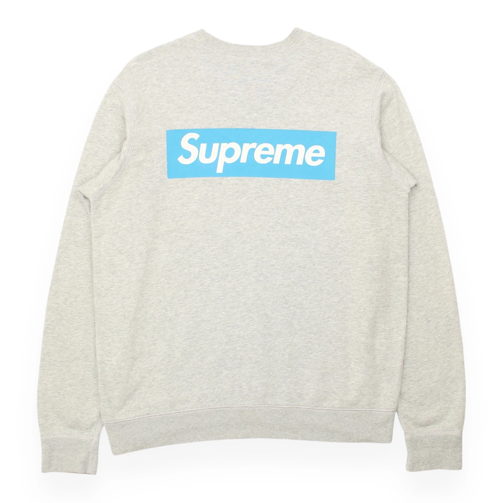 Sweat pull Supreme SS08 logo boîte mondialement connu taille M gris