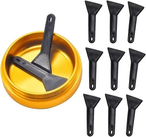 Black Scrapers LoutLivs Brushes & Spoons Kit for Herb Grinder (Keef Scraper - Picture 4 of 6