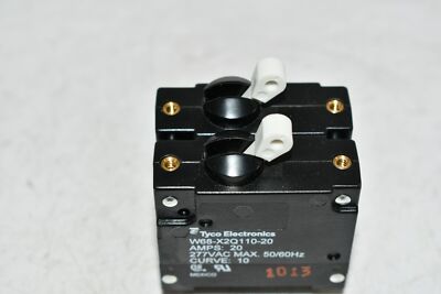 NEW Tyco Electronics W68-X2Q110-20 Circuit Breaker Magnetic (Hydraulic Delay) 20