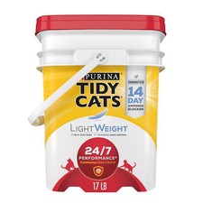 Purina Tidy Cats Clumping Cat Litter, Low Dust, 24/7 Performance Multi, 17 lb