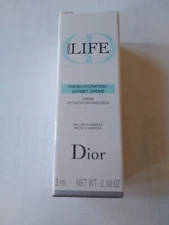 DIOR HYDRA LIFE Fresh HYDRATION - Sorbet Creme Deluxe Travel Size 3ml/.1oz NEW
