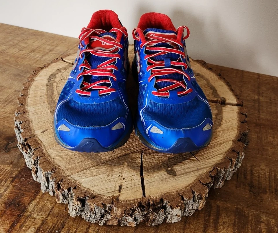 Newton EE. UU. Fate II Rojo Zapatos Deportivos para Correr Bandera Americana Hombres 7.5 / Mujeres 9 Foto 4 de 4