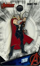 Enamel Pin - Marvel Avengers - Thor Embossed Lapel Pin Badge NEW
