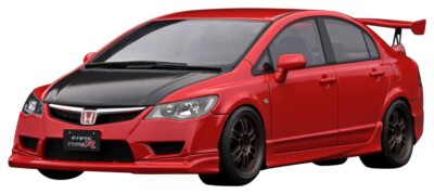 Mini Car ignition model 1/18 Honda CIVIC (FD2) TYPE R Red finished