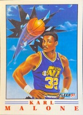 1991 Fleer Pro-Visions#5 Karl Malone 