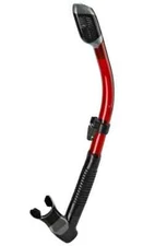 Phantom Aquatics Dry Snorkel Black & Red NEW