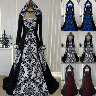 slim fit dress slacks Gothic Red Mermaid Evening Gown with Floral Accessories - Red Velvet Dress with Bow main image 1