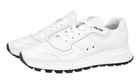 Prada Leder Prax01 Sneaker - Weiss - Neu - 6,5 40,5