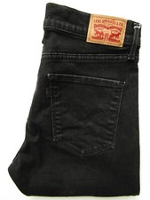 Levi's 311  shaping skinny women's jeans Big E W28 L30 black denim LEVC282