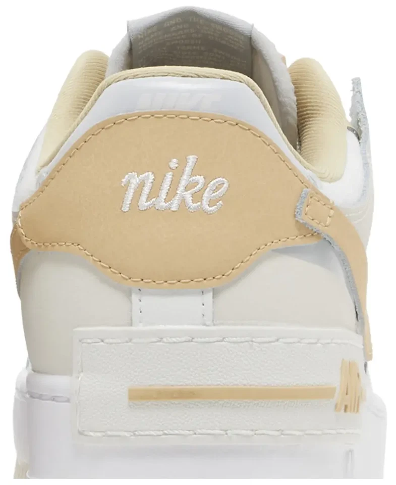 Nike W AF1 Air Force 1 Sombra Blanco Sésamo Beige Tostado DV7449-100 Para mujeres 8 Foto 4 de 4