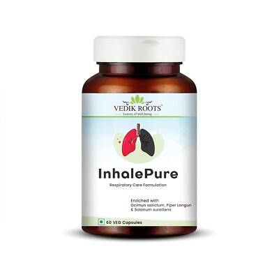 InhalePure - Supports Respiratory Health & Nasal Decongestion | 60 Veg Caps