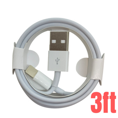 Lot USB Fast Charger Cable 3/6ft For iPhone 14 13 12 11 8 7 XS XR Charging Cord
