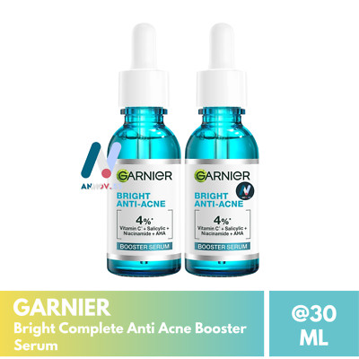 GARNIER Akne Pickel Dunkle Flecken Booster Serum Vit C Salicyl Niacinamid 2x ...
