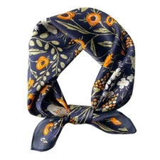 100% Mulberry Silk Scarfs Small Square Scarf 21" x 21" Neck Scarf Breathable ...