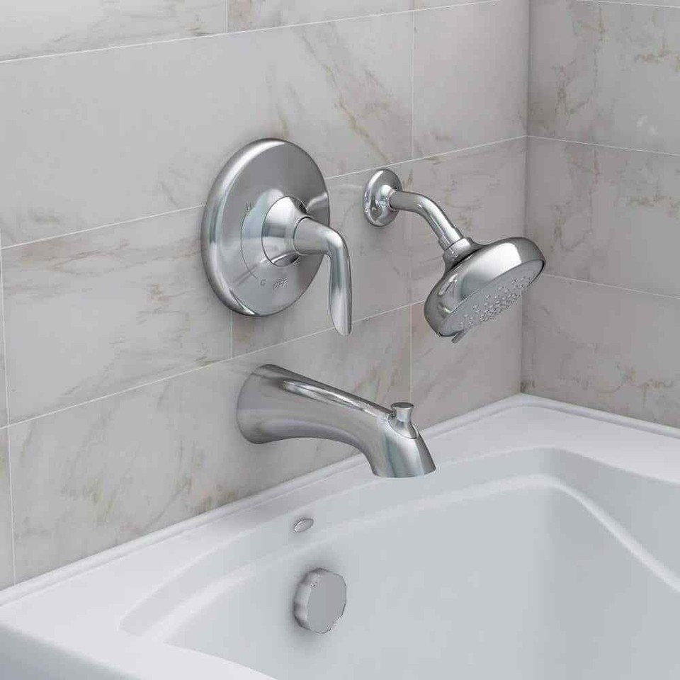 KOHLER Willamette 3Spray Tub and Shower Faucet in Polished Chrome with