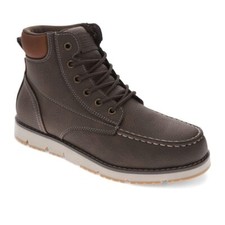 Levi\'s Faux Leather Boots Sonoma Wax Three Eye 51881510G Mens Sz 8.5 Chukka Gray Levi main image 3