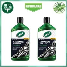 2pk Turtle Wax Renew Restore Chrome Polish and Rust Remover, 10 oz - Free Ship